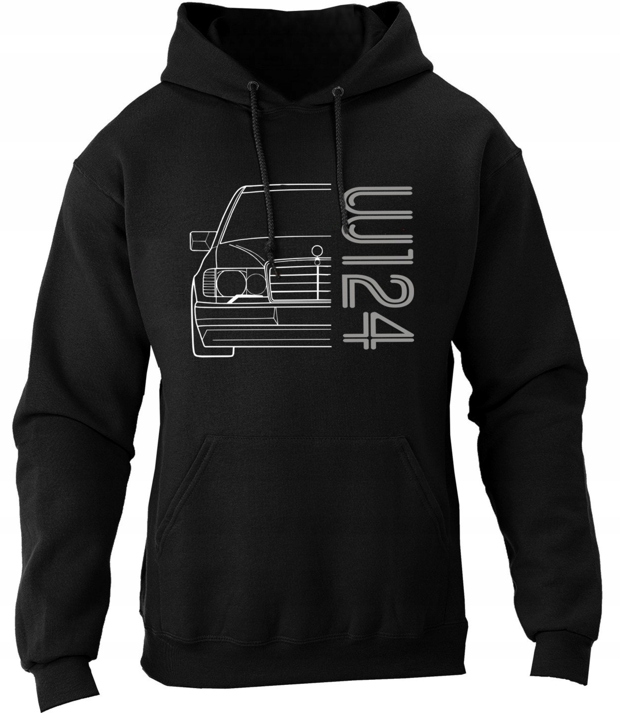 

Bluza z kapturem Benz W124 klasyk prezent Amg L