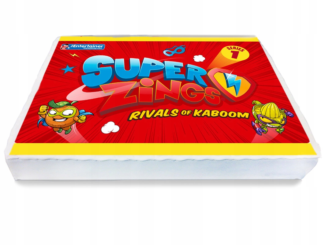 OPŁATEK NA TORT A4 2 SUPER ZINGS Figurki Enigma