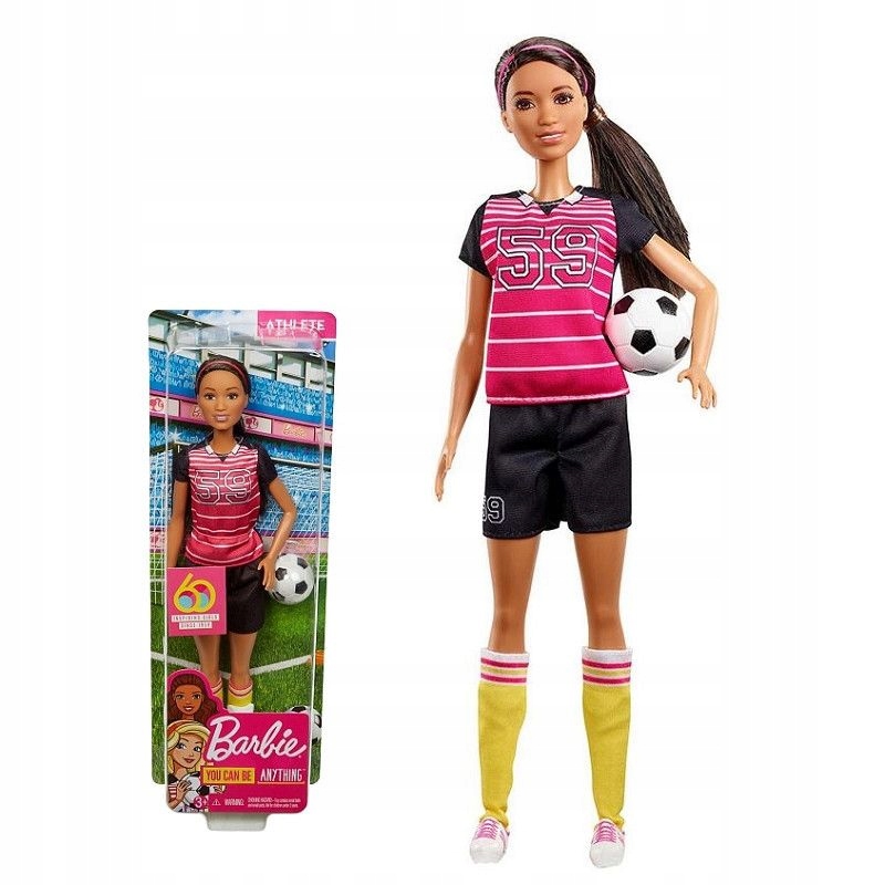 

Lalka Sportsmenka Barbie 60 Urodziny GFX26