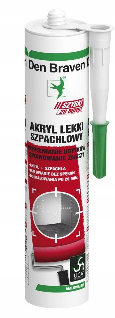 

Den Braven Akryl-FAST lekki szpachlowy 280ml biały