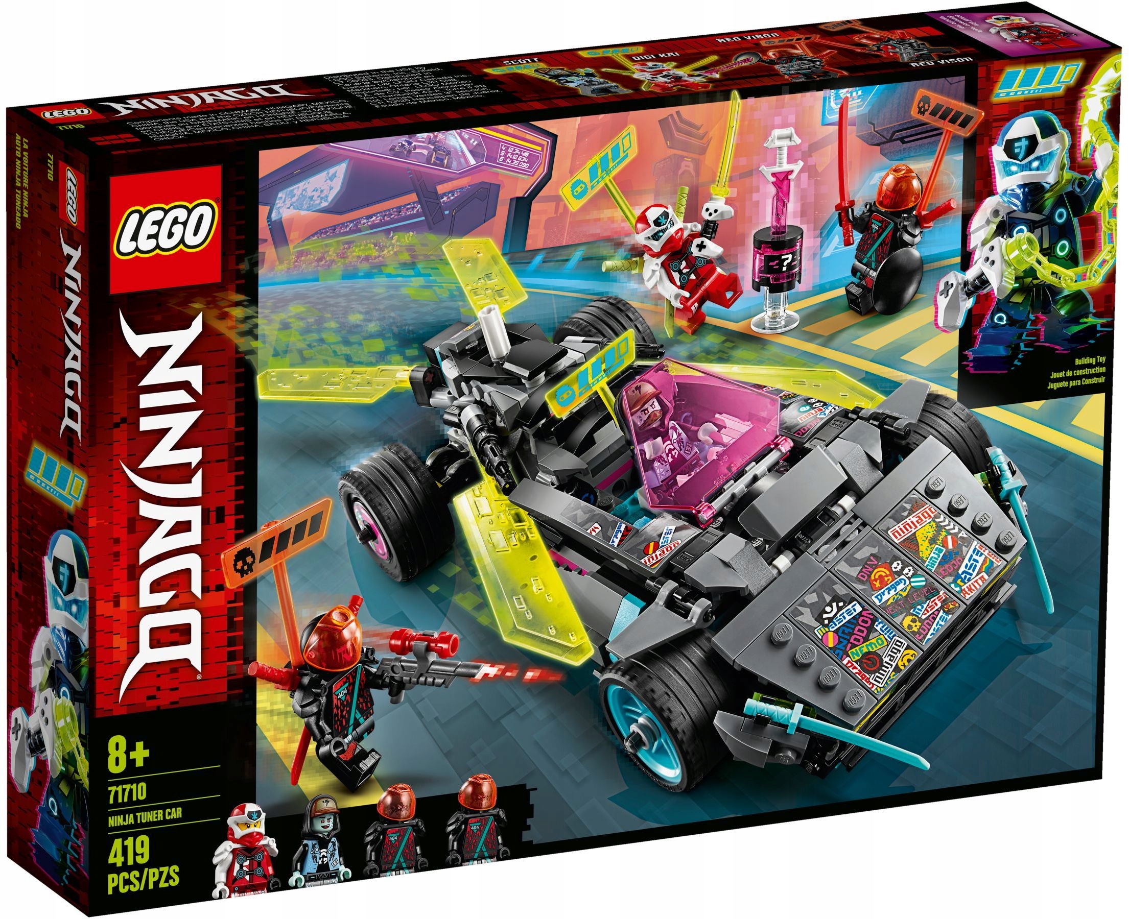 

Lego Ninjago 71710 Latające Cyber Auto Ninja Kai
