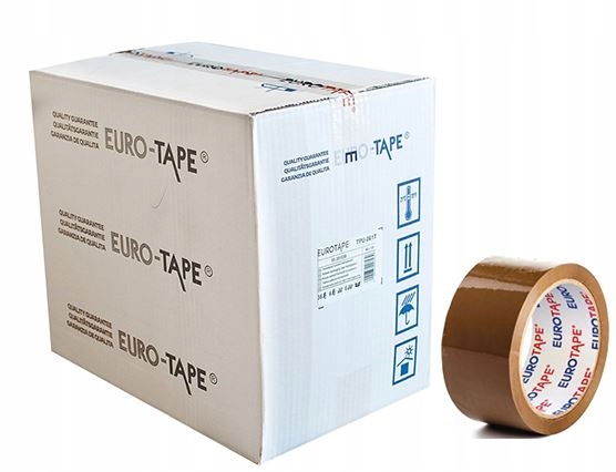 

Taśma Pakowa Kauczukowa 48/100 Hot Melt brązowa 36