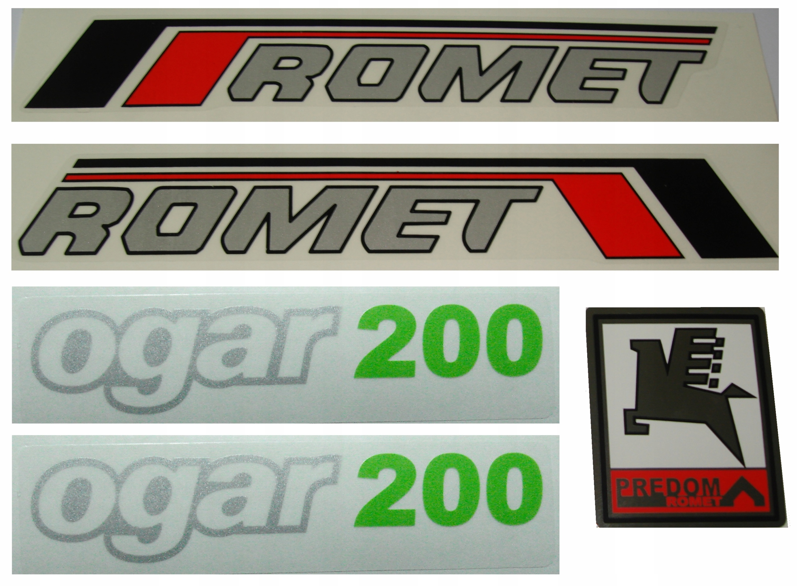 

Naklejka Naklejki Zestaw Komplet Romet Ogar 200