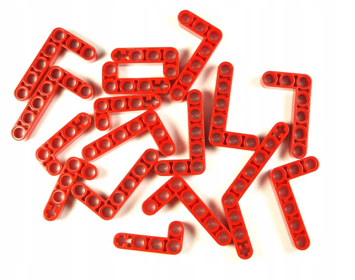 

Belki Łamane 17 szt. Czerwone różne Lego Technic