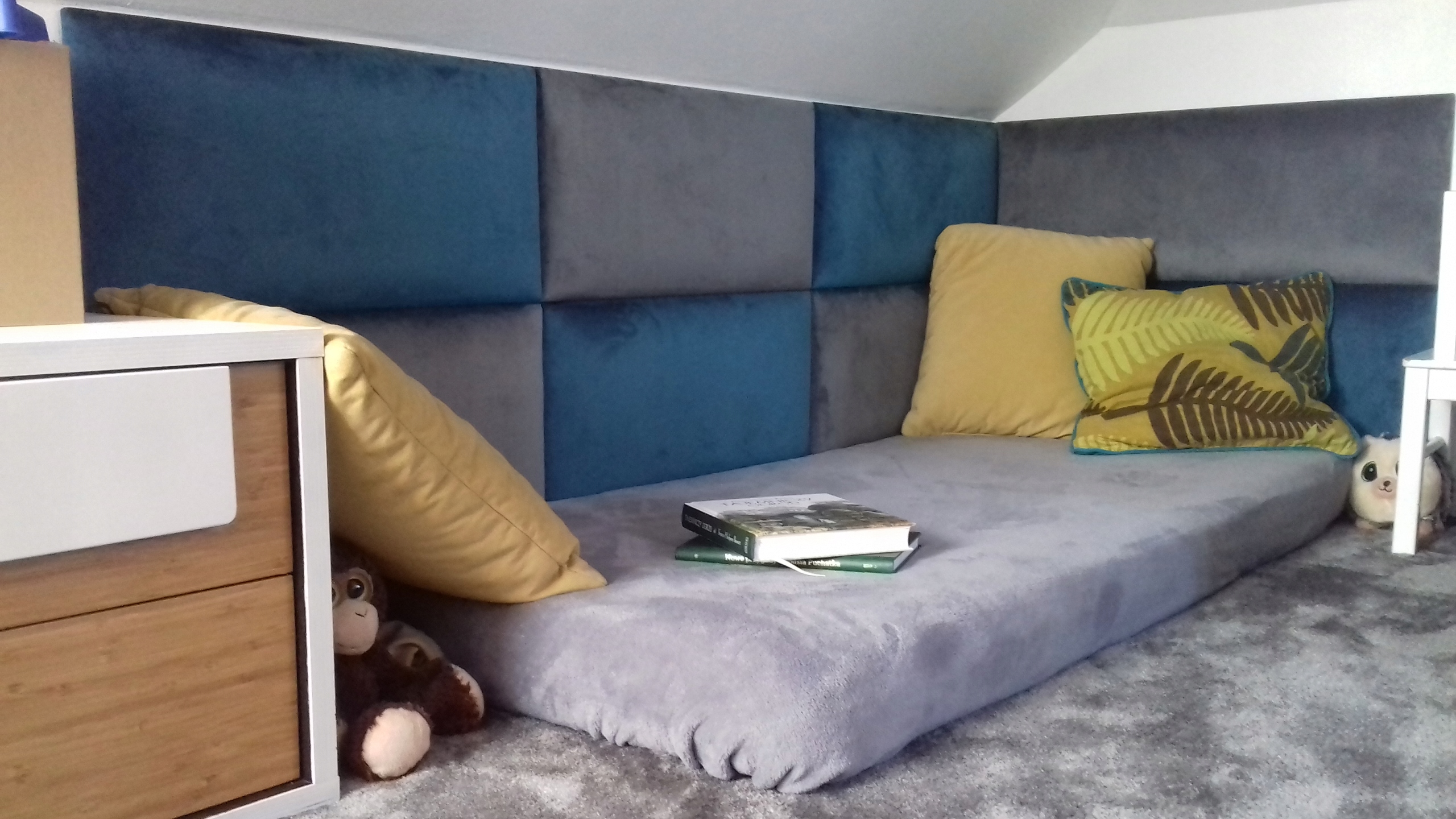 Panele tapicerowane 30x40 zagłówek wezgłowie łóżko Producent CustomSpace