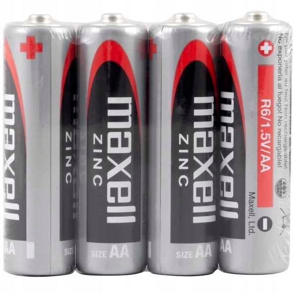 

Maxell Aa R6 R06 1.5V baterie paluszki 4szt