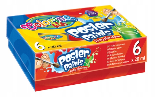 FARBY PLAKATOWE COLORINO 6k 20 ml Marka Colorino