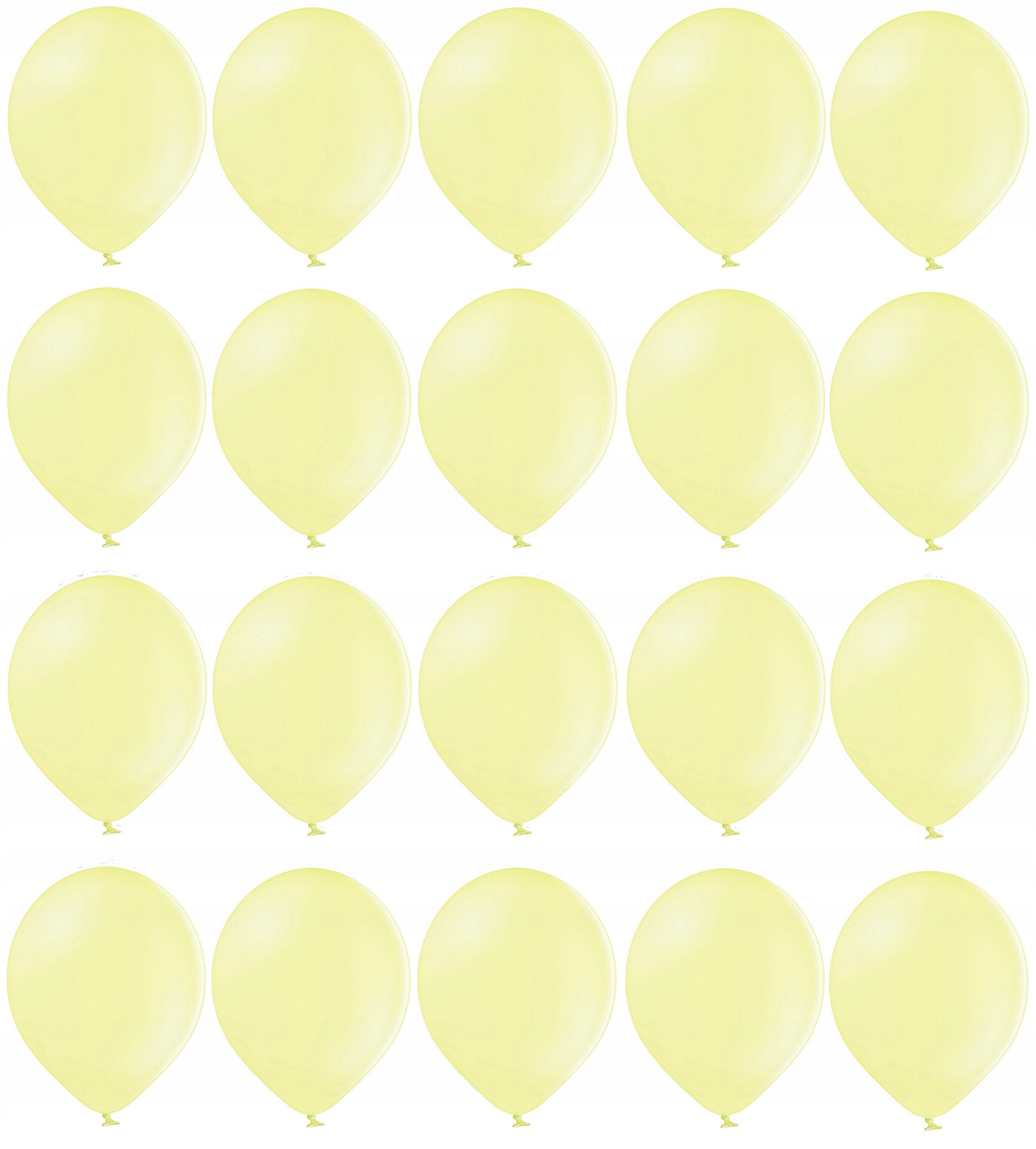 

Balony Pastel Lemon 25cm 20szt na ślub urodziny