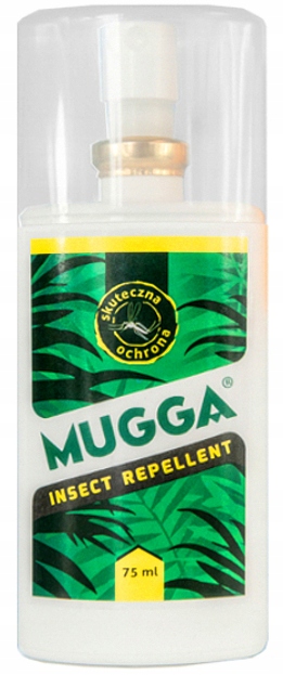 MUGGA SPRAY 9,5% DEET NA KOMARY DLA DZIECI 75ml Rodzaj spray