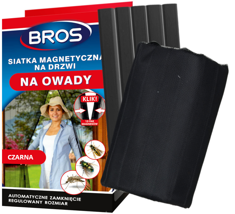 SIATKA MAGNETYCZNA NA DRZWI NA OWADY BROS 160x220