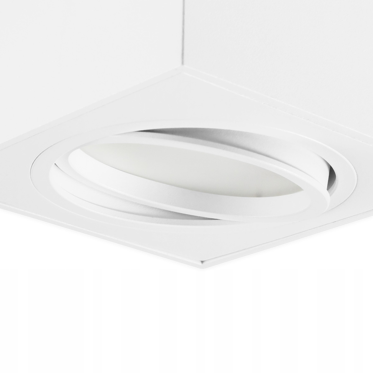 OPRAWA GX53 KWADRAT NATYNKOWA RUCHOMA BIAŁA Rodzaj sufitowa natynkowa