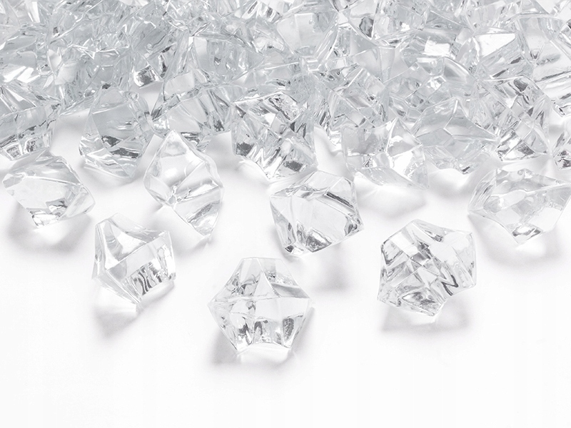 

Kryształowy Lód Konfetti Diamenty Bezbarwny 50szt.