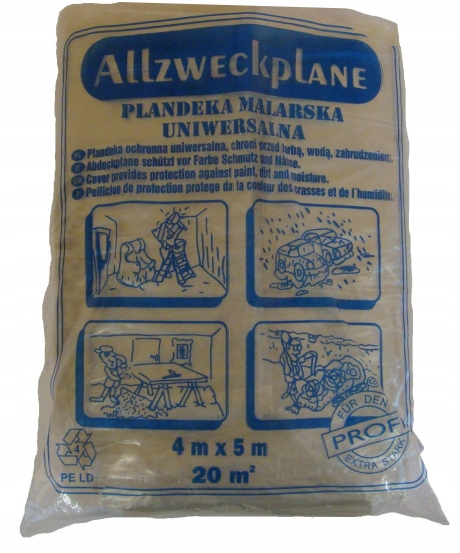 

Folia Malarska Plandeka Ochr. Bezbarwna ~0,3 kg
