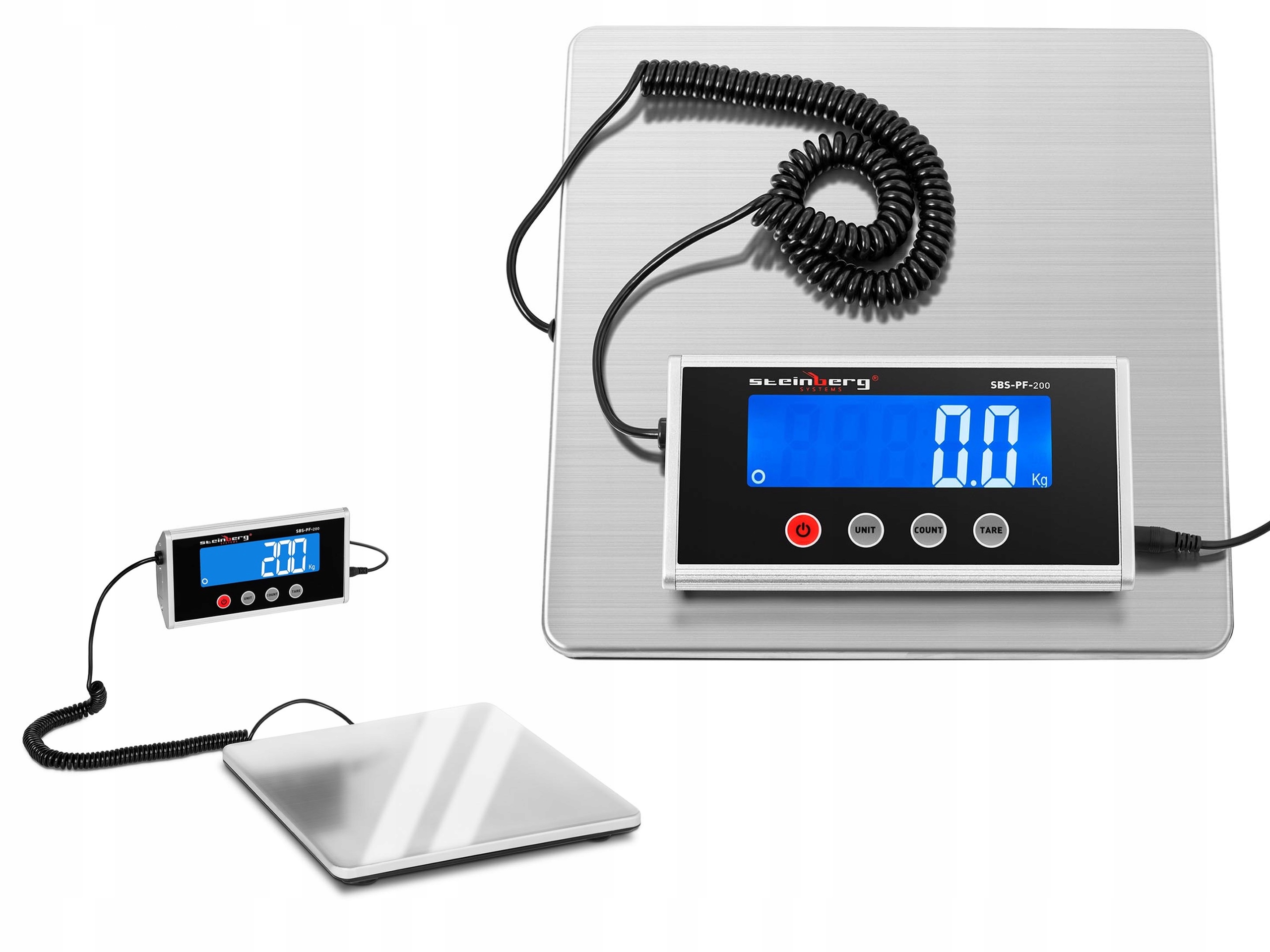 

Waga Paczkowa Z Terminalem LCD 200kg/100g Inox