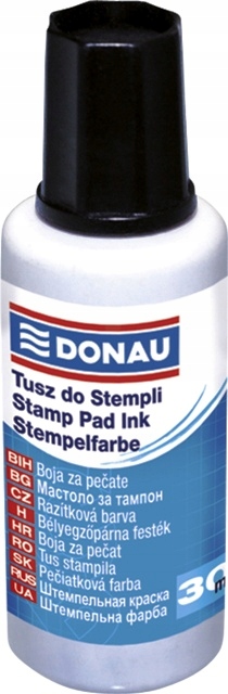 

Tusz do pieczątek stempli 30ml kolor czarny Donau