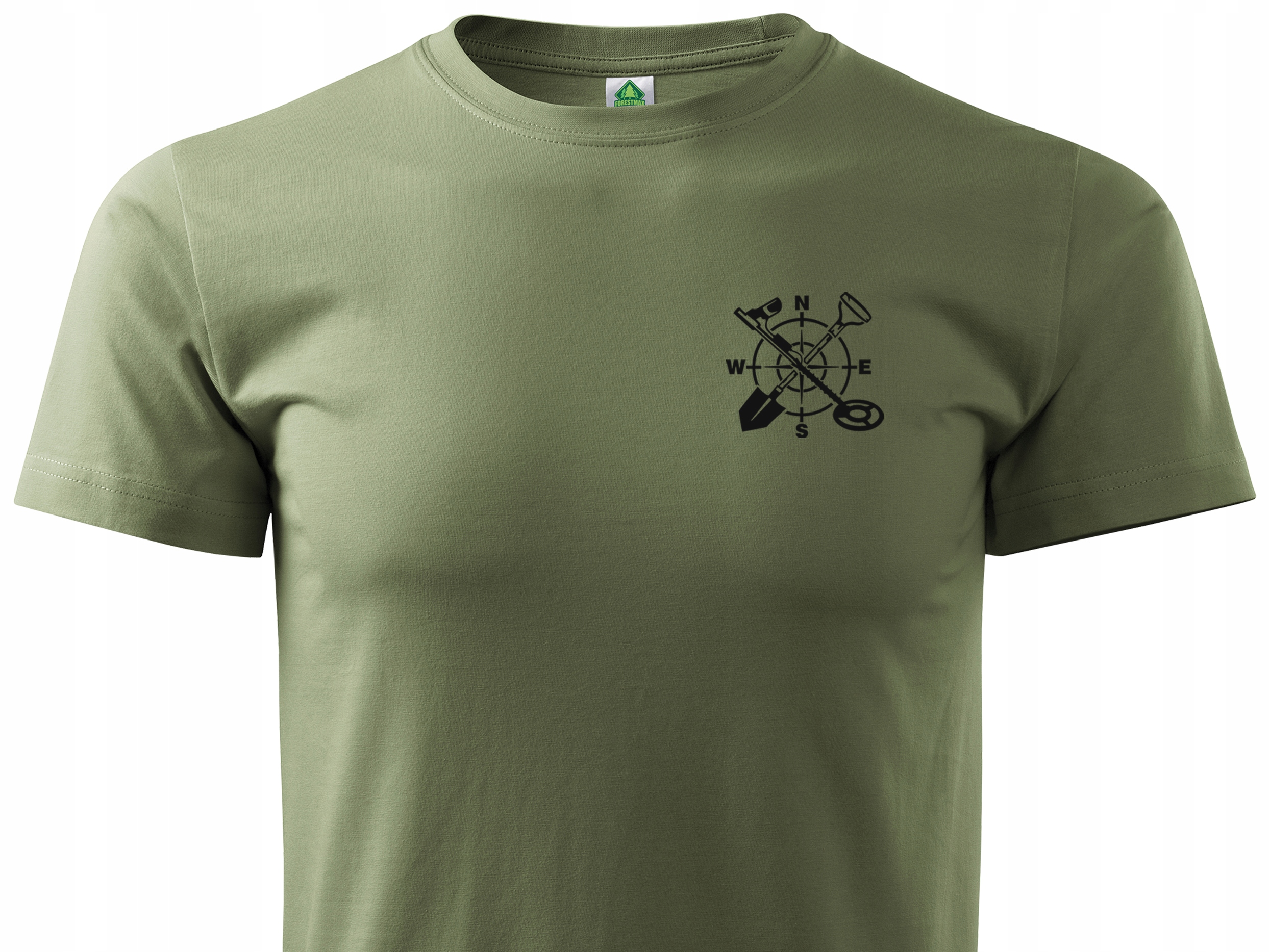 

Militarna koszulka T-shirt khaki wzór Edc Outdoor