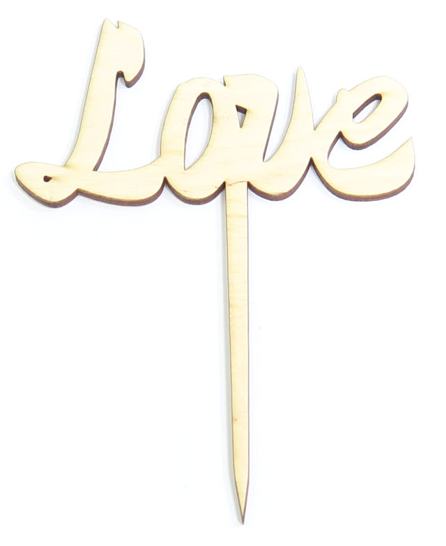 

Decoupage Topper Love Wysokość 19cm Na Tort ZO70