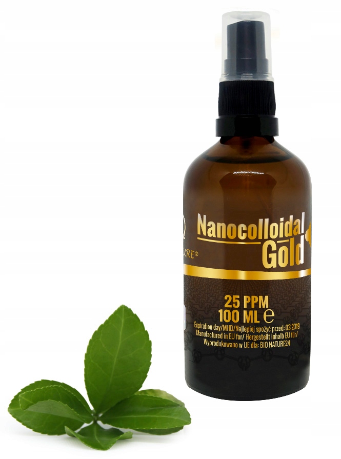 

Złoto koloidalne - nanokoloid złota 100ml 25ppm