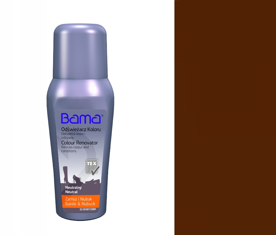 

Bama Farba W Płynie Do Zamszu Nubuku Brązowa 75 ml