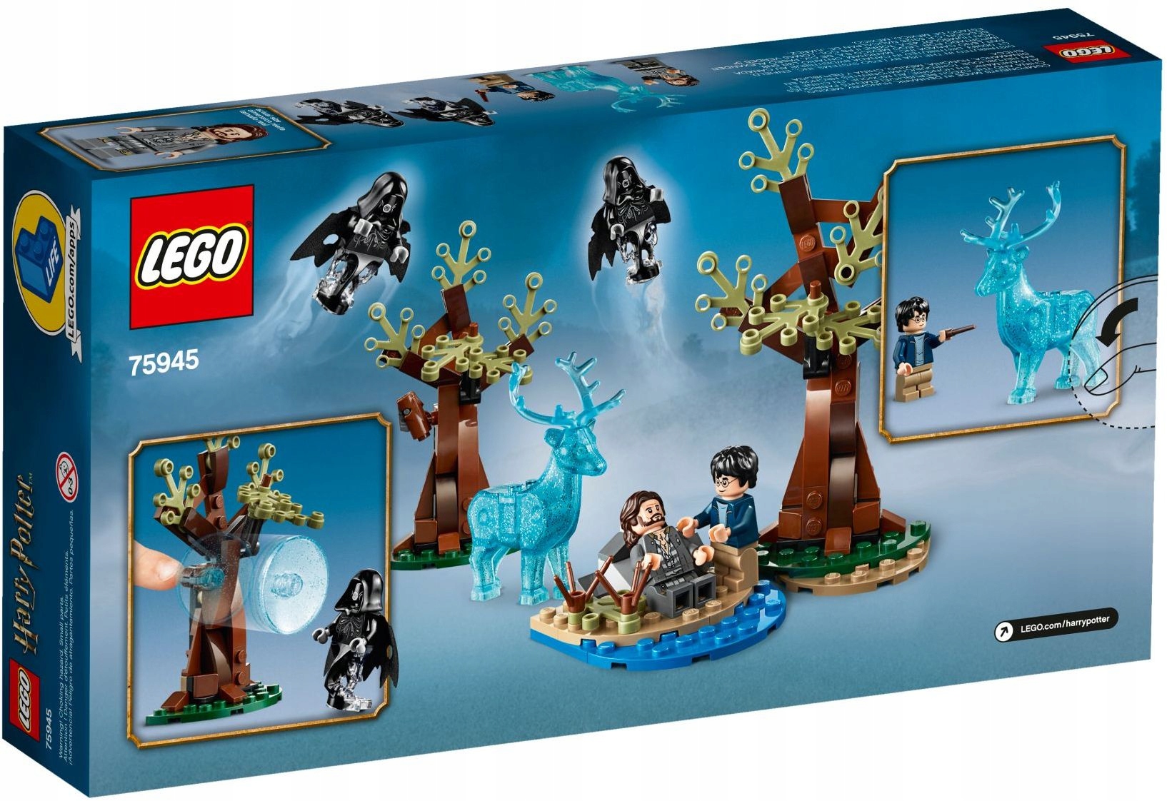LEGO HARRY POTTER 75945 DEMENTORZY SYRIUSZ BLACK Wiek dziecka 7 lat +