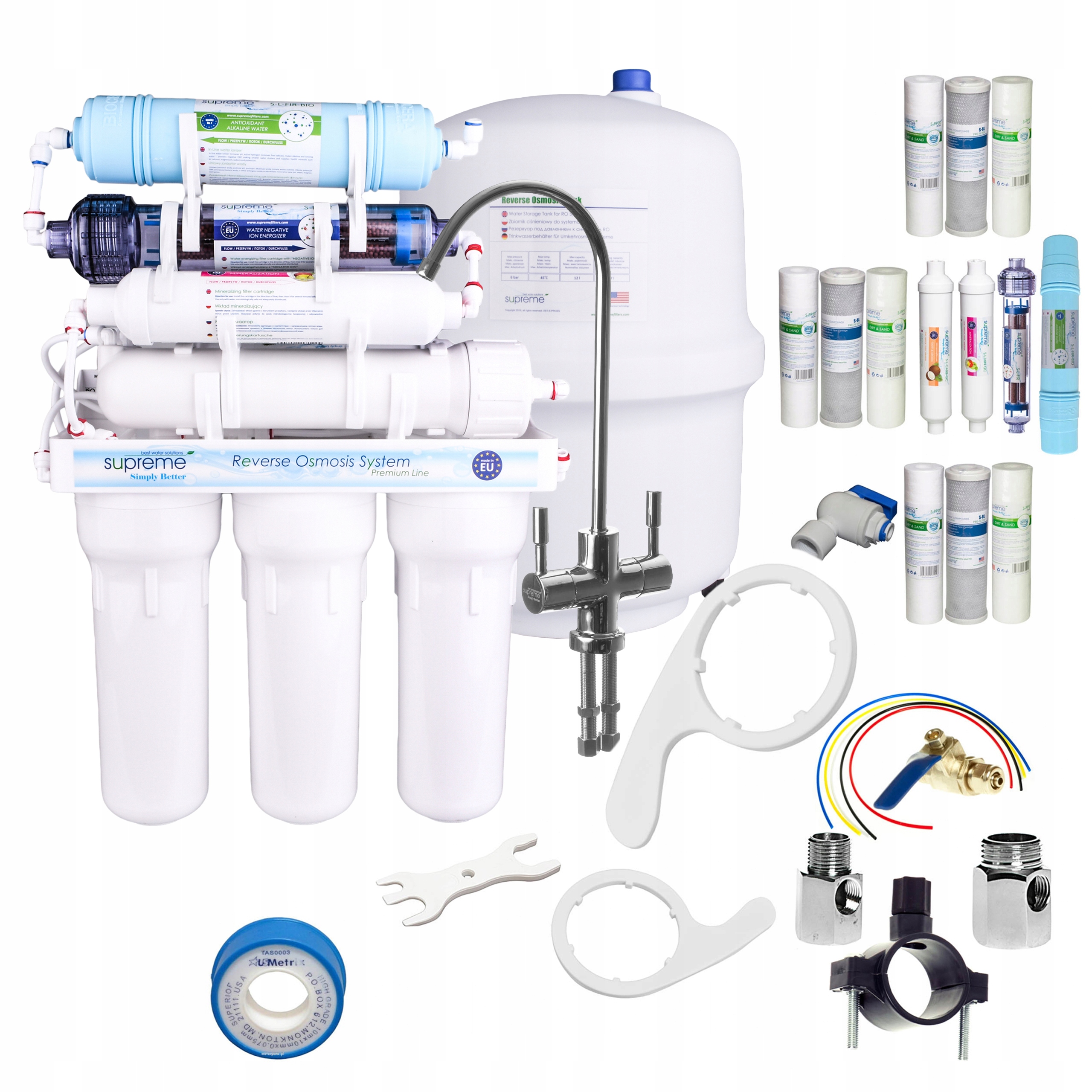 

Supreme Premium Filtr Wody RO8 Redox Jonizator Ro