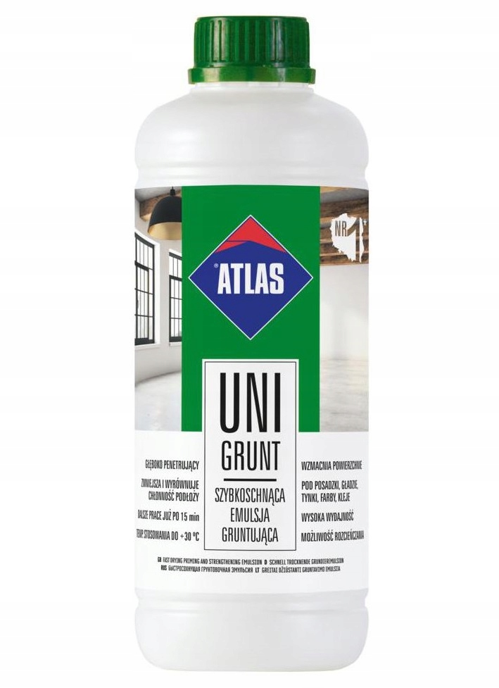 

Atlas Uni-grunt głęboko penetrujący szybkoschną 1L