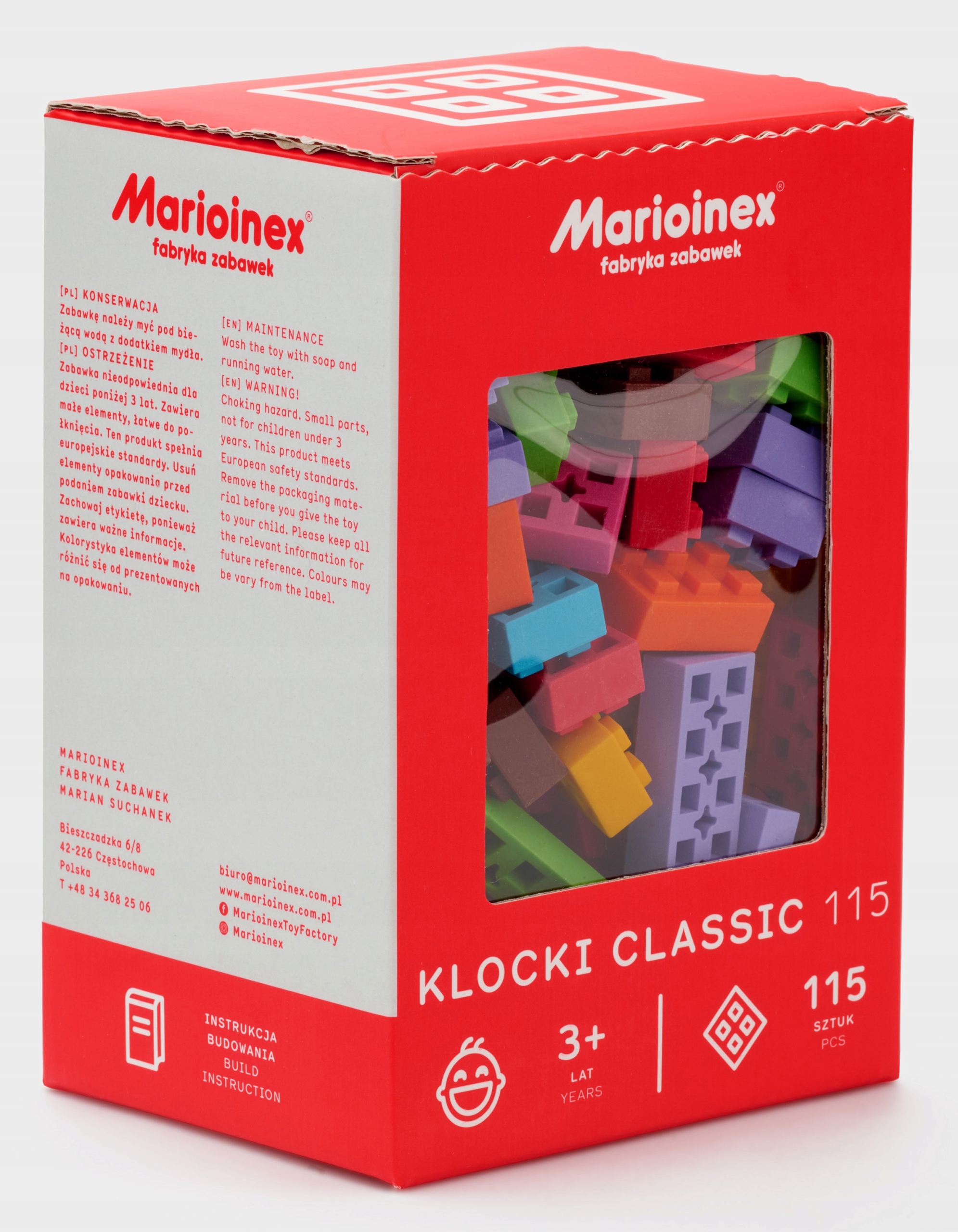 

Klocki Classic Marioinex Elastyczne 115 el. Wafle
