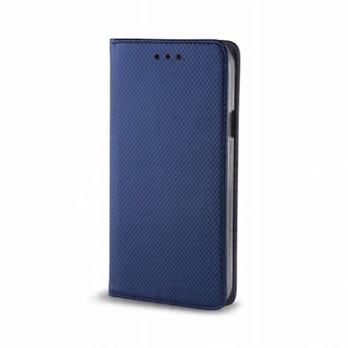 

Galaxy J4 Plus pokrowiec etui futerał granat+szkło