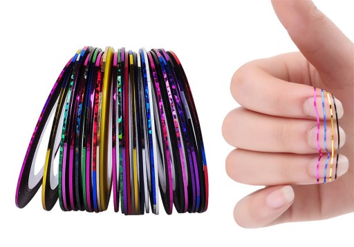 NITKA TASIEMKA DO ZDOBIEŃ PAZNOKCI COFFEE Marka inna marka