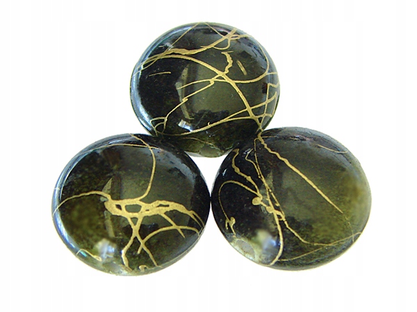 Koraliki Akrylowe malowane 14mm 6szt M09z6