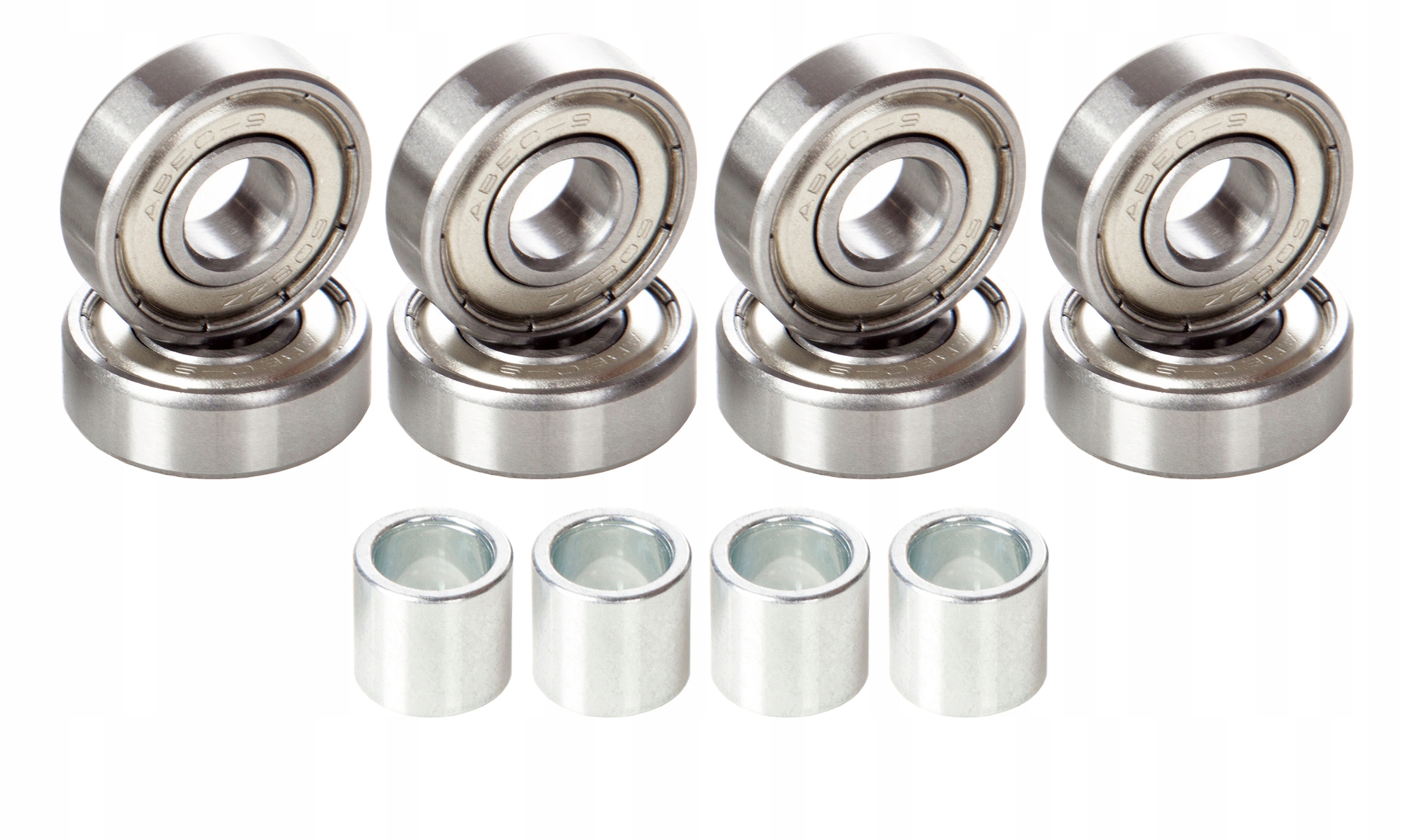 

Łożyska Raven ABEC9 Chrome 608ZZ Komplet 8 sztuk