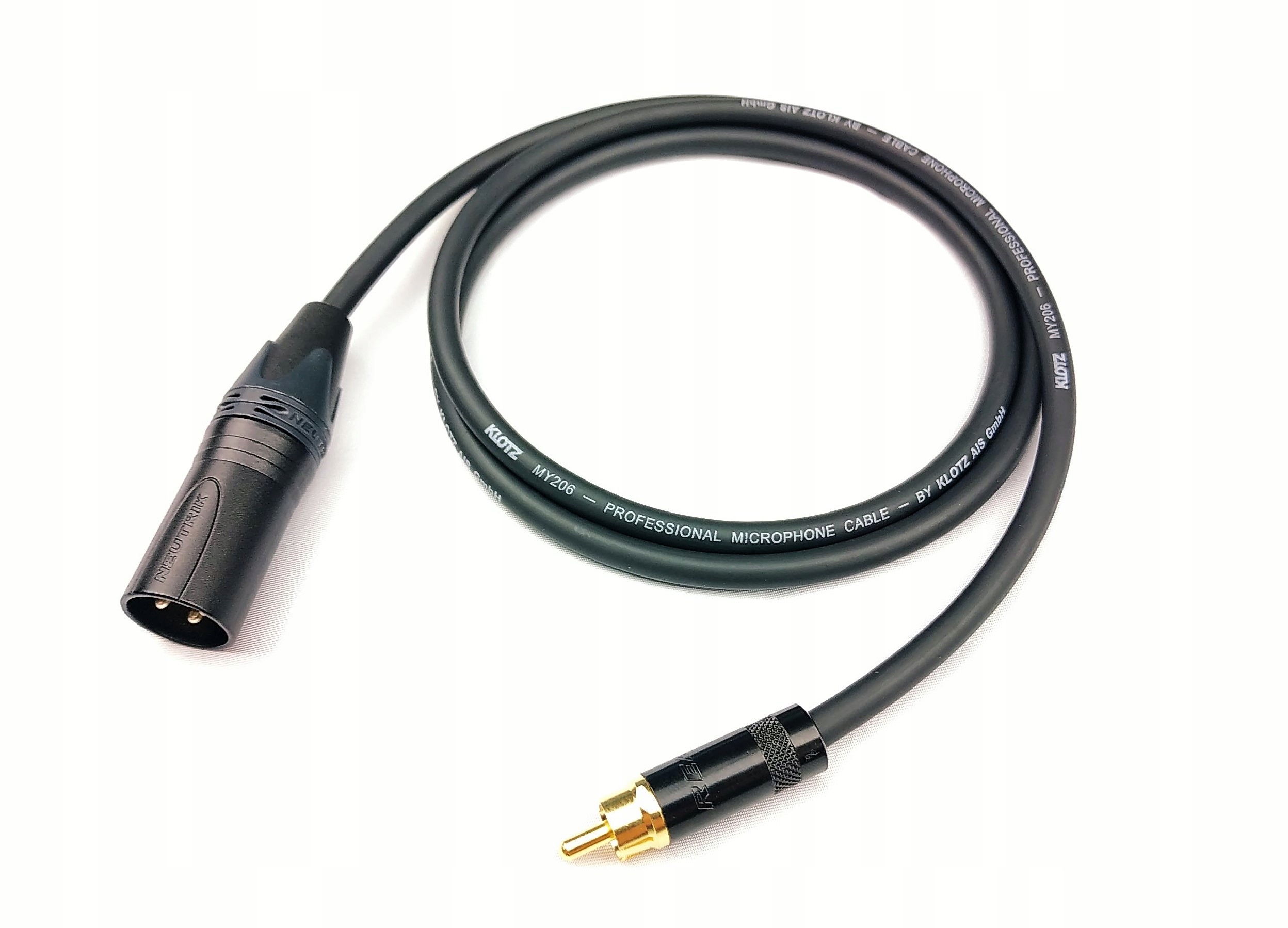 

Kabel mikrofonowy Klotz Xlr na Rca Neutrik 6 m