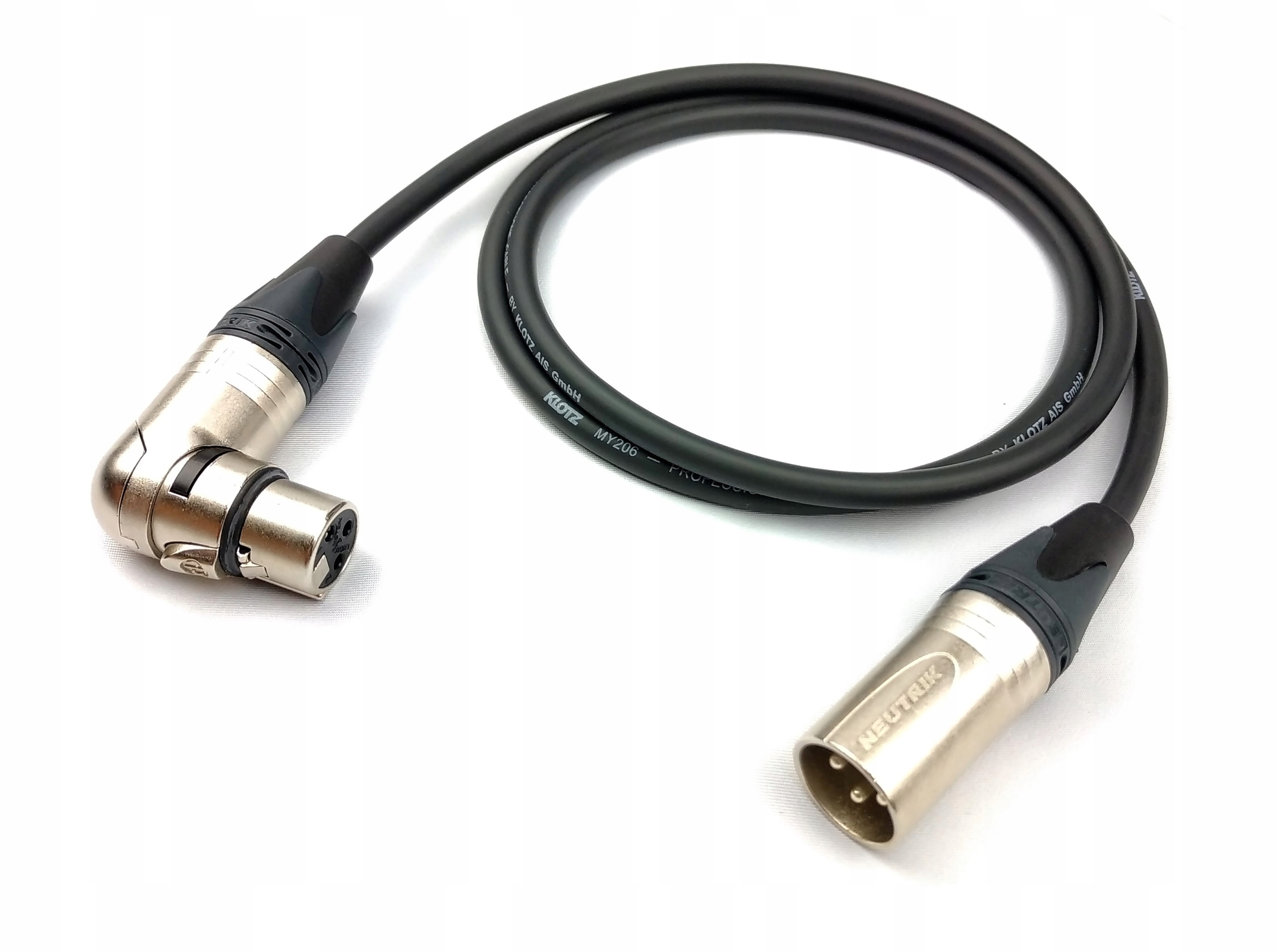 Klotz MY206 kabel mikrofon Xlr Úhlový Neutrik 8 m