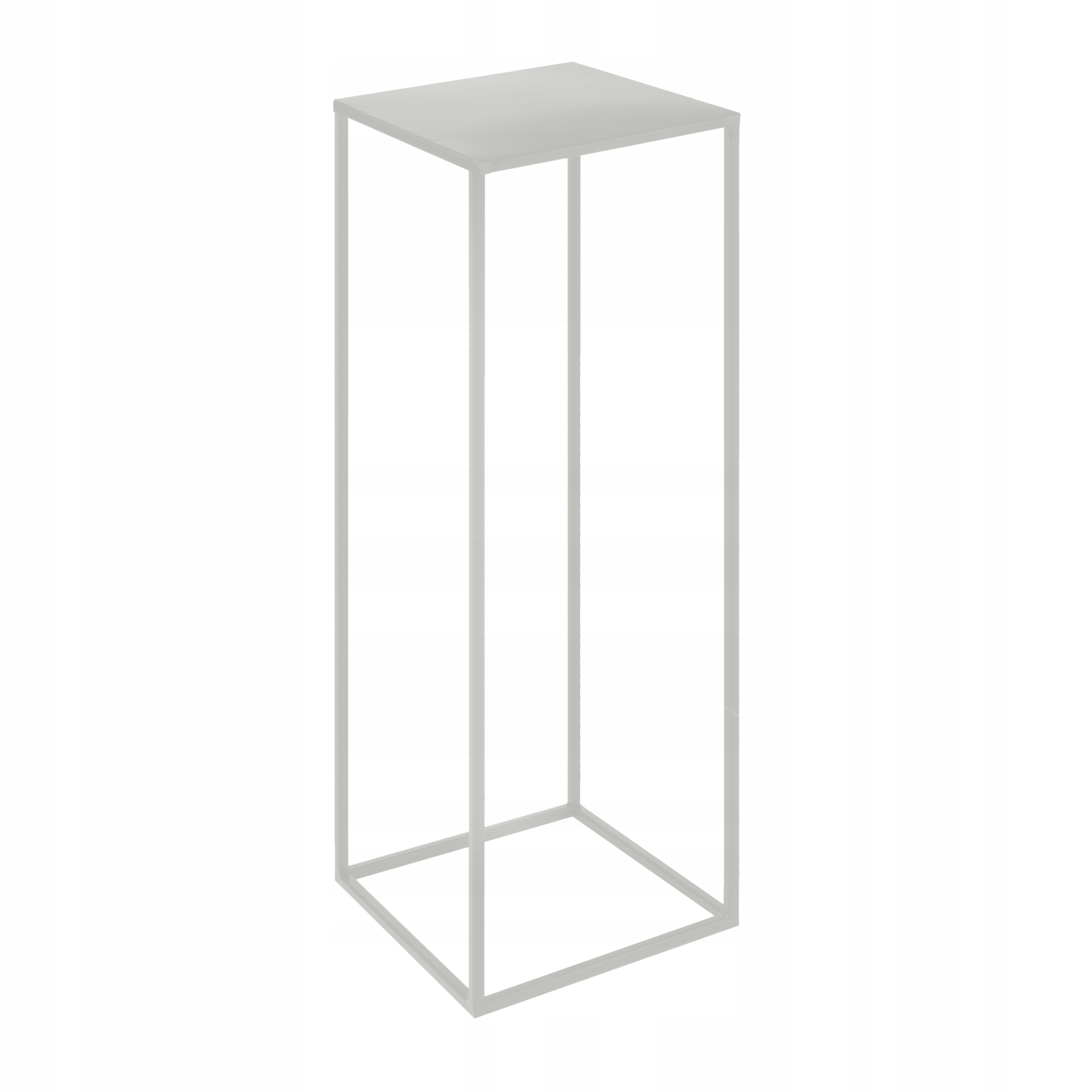 

Biały kwietnik stojak stolik pomocniczy 70x24x24cm
