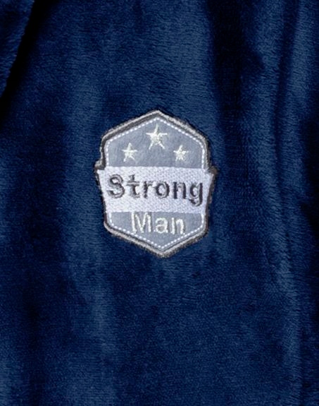 CIEPŁY MIŁY DŁUGI SZLAFROK MĘSKI Z KAPTUREM M Długość długie