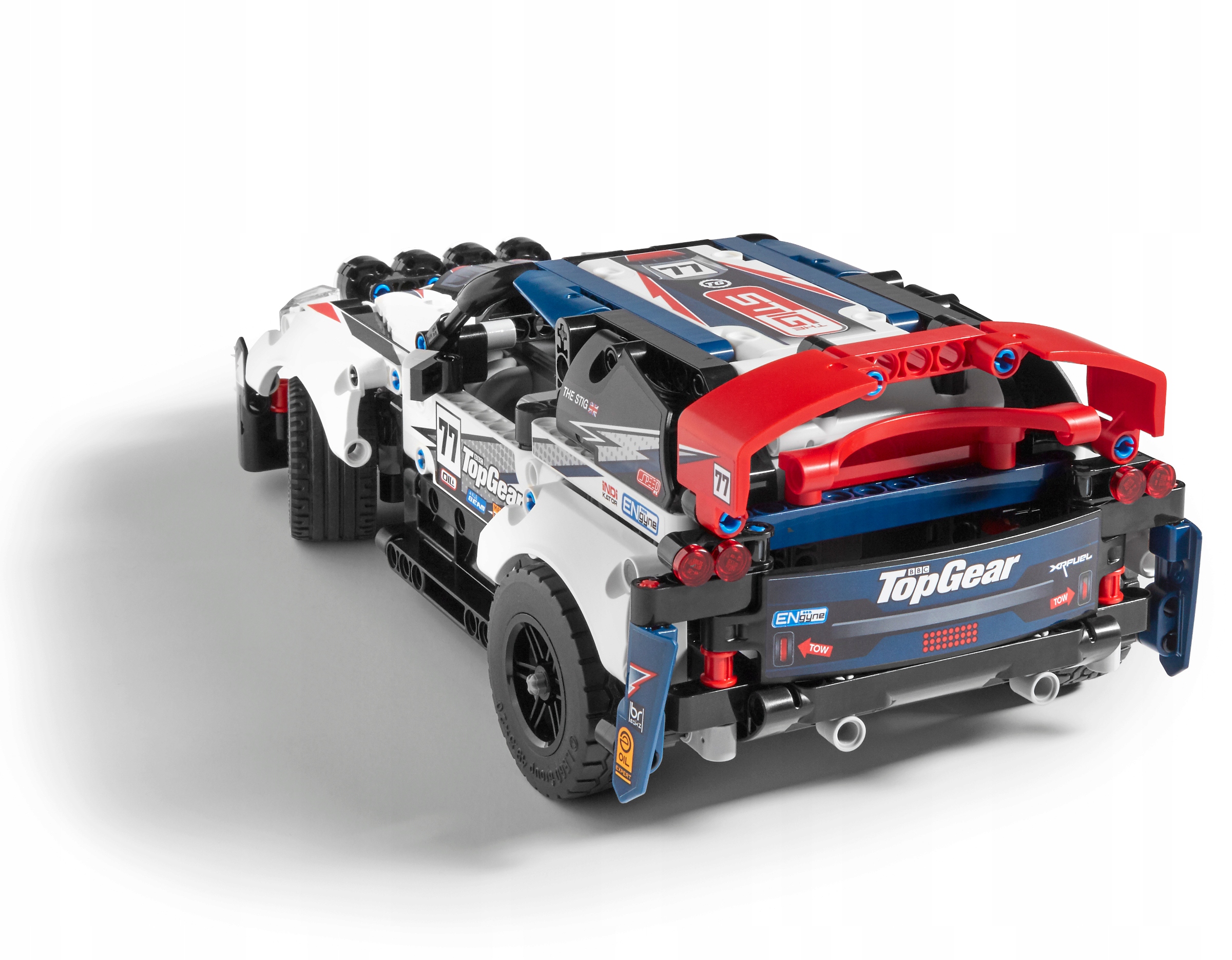 LEGO TECHNIC 42109 ZDALNIE STEROWANA RAJDÓWKA STIG Materiał plastik