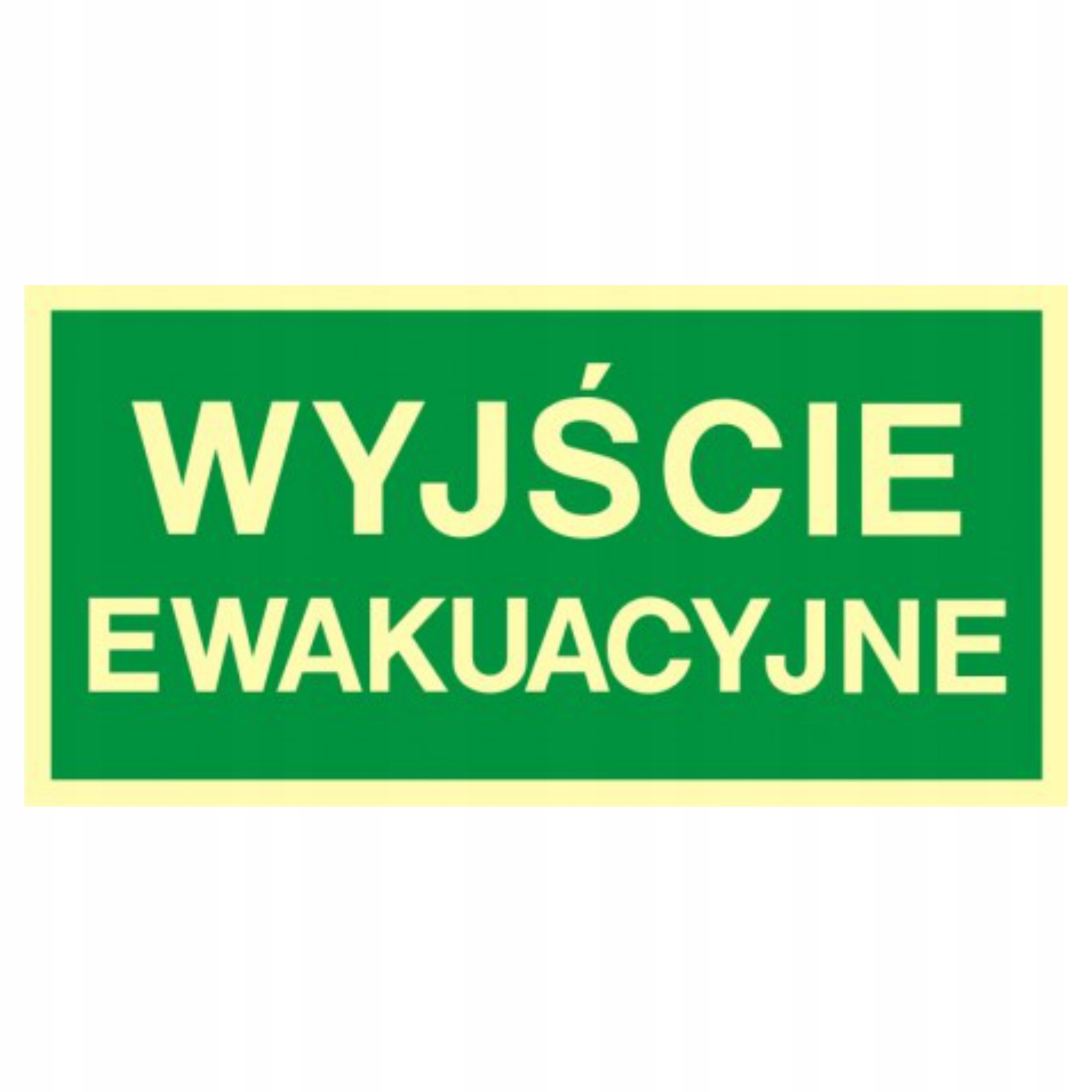 

Znak tablica tabliczka Pcv Wyjście ewakuacyjne