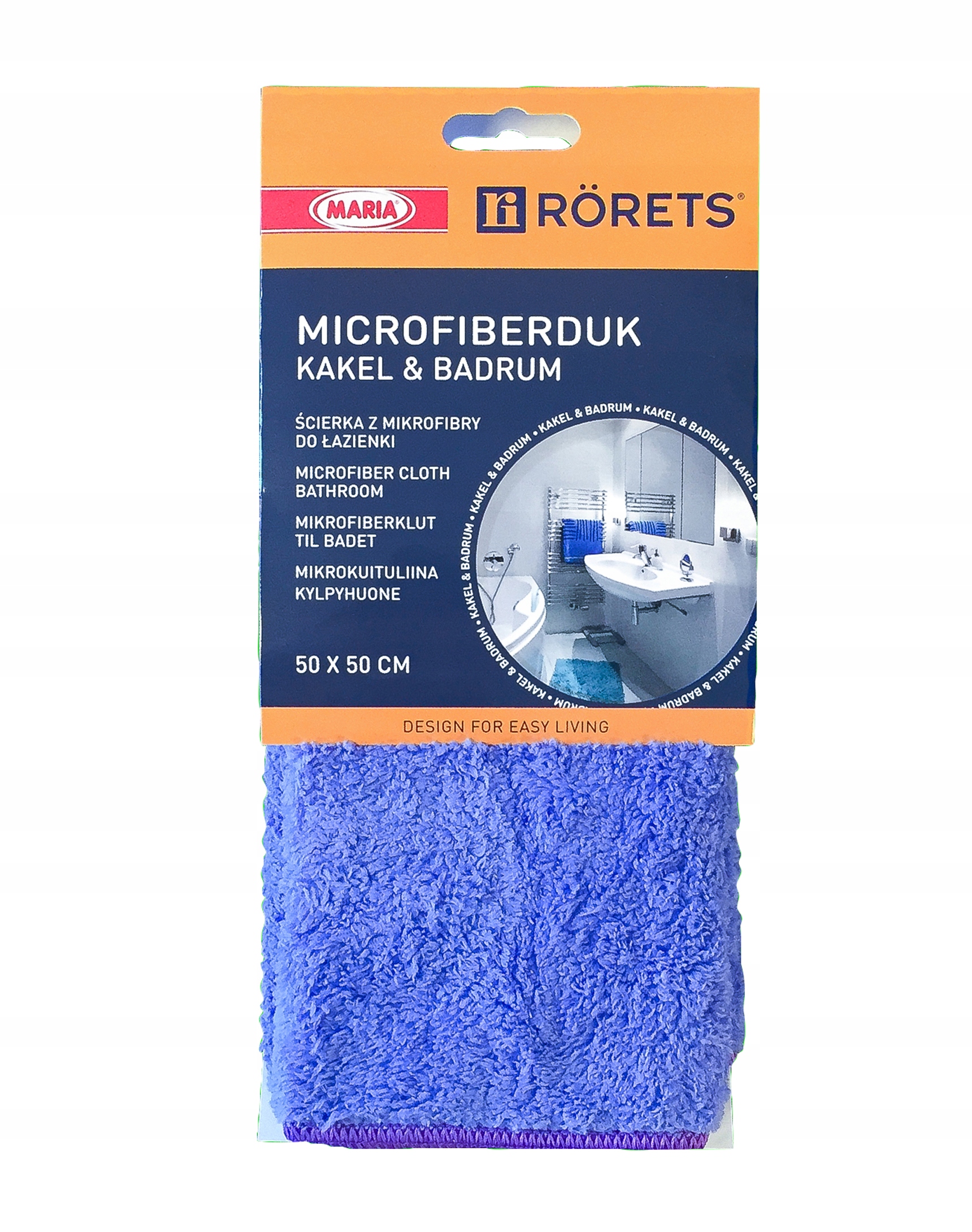 

Ścierka dwustronna z mikrofibry do łazienki Rorets