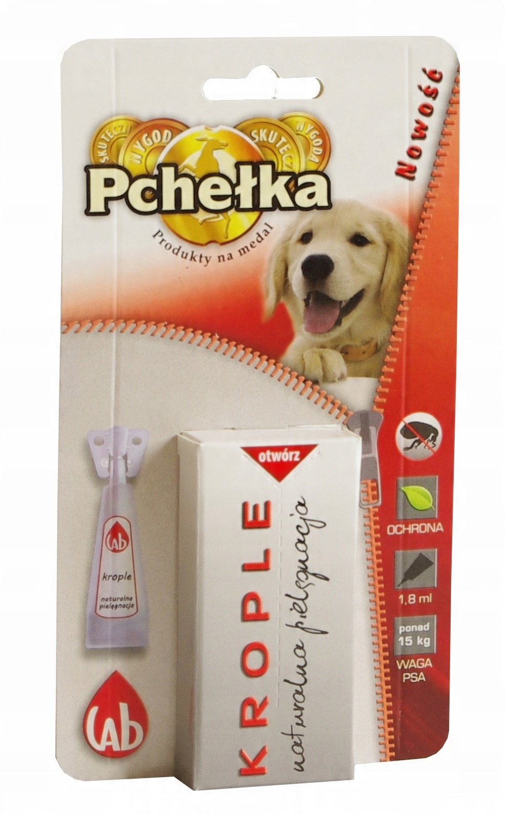 

Pchełka Krople Pchły Kleszcze 1,8ML Psy PONAD15 Kg