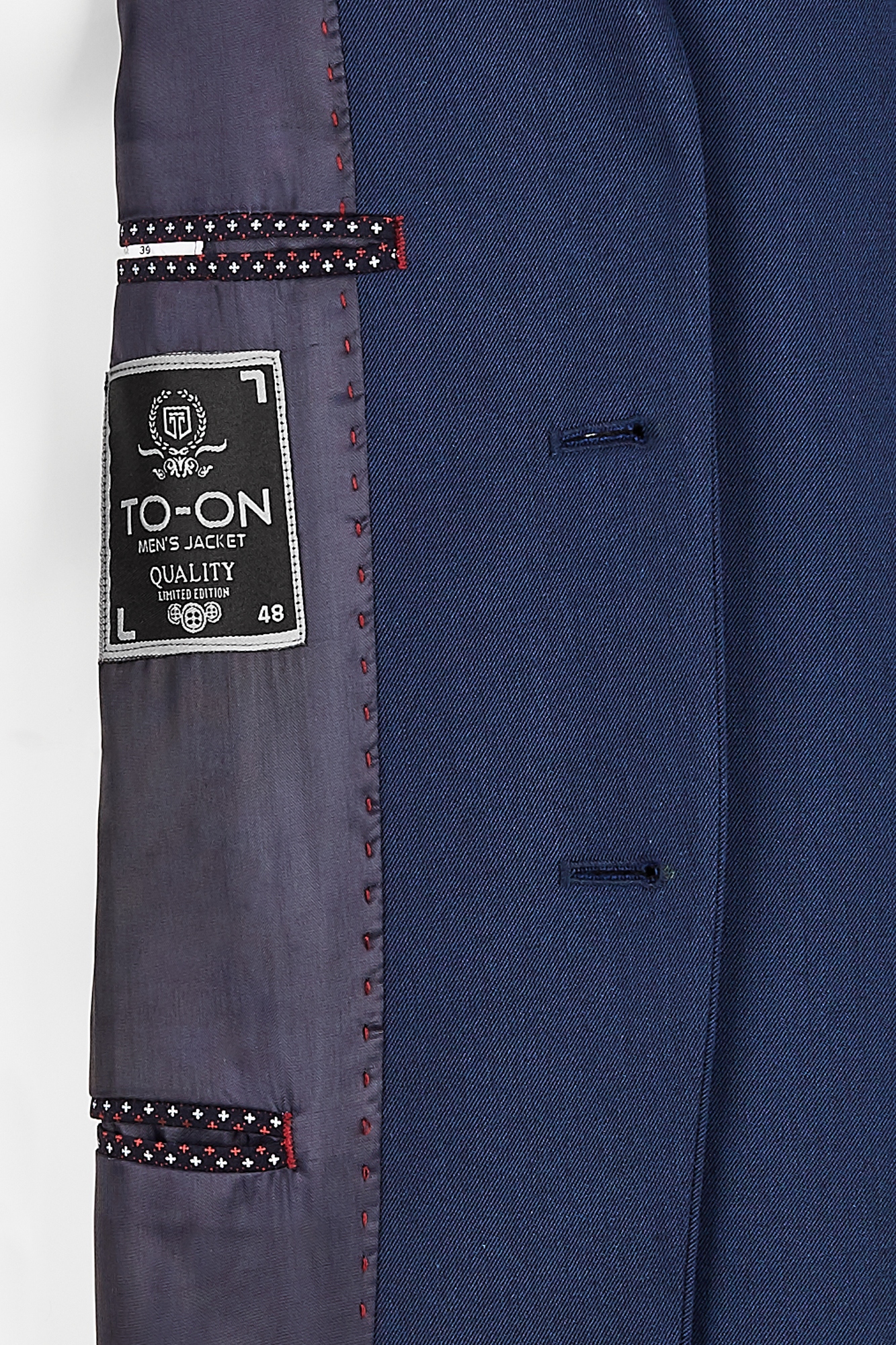 KLASYCZNA ELEGANCKA MARYNARKA MĘSKA NIEBIESKA: 52 Płeć mężczyzna