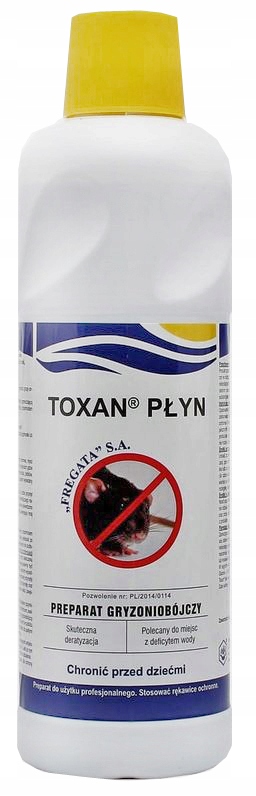 

Toxan 1L Mocna Trutka Myszy Szczury Bromadiolon