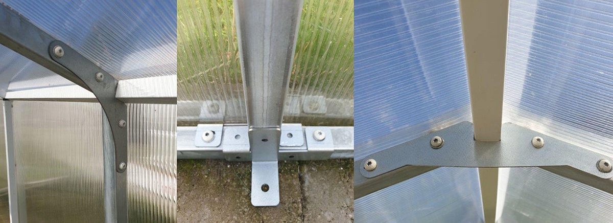 Szklarnia z poliwęglanu ogrodowa 210x400 model2021 Producent inna