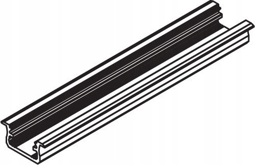 Profil wpuszczany typ B SREBRNY do taśm LED 2m Typ profil do LED