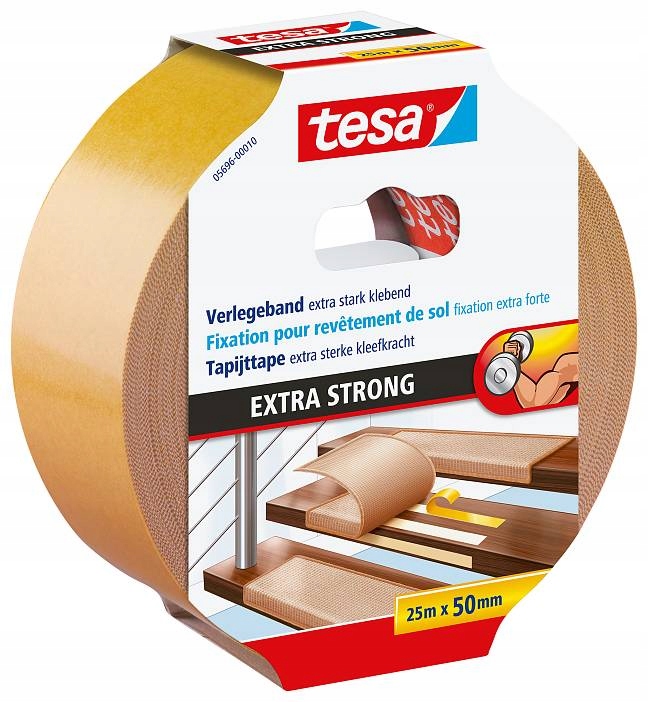 

Taśma do wykładzin tesa extra strong 25m50mm mocna
