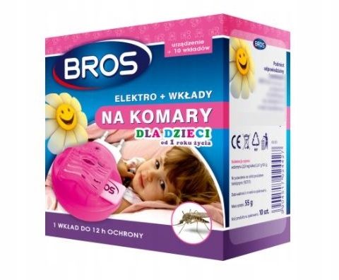 

Bros Elektro 10 wkładów na komary dla dzieci