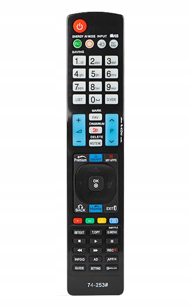 Pilot Uniwersalny Do Telewizora Tv Vcr Dvr aLG Smart 74-253#