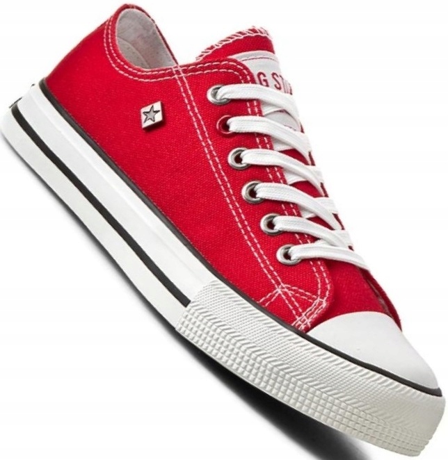 

Trampki Czerwone Big Star T174100 niskie R45