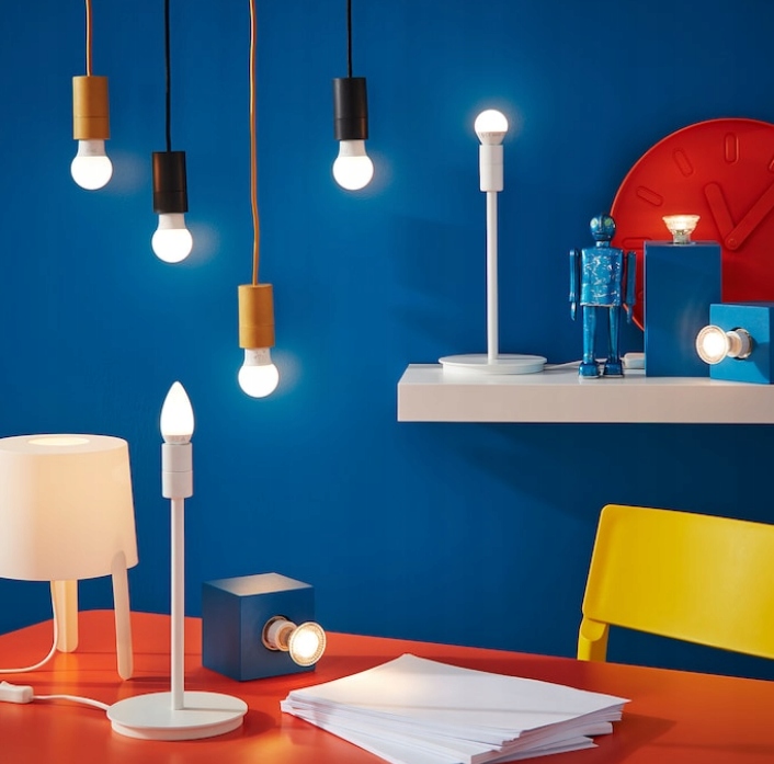 RYET Żarówka LED E14 400 lumenów zastaw 2szt Kod producenta ikea
