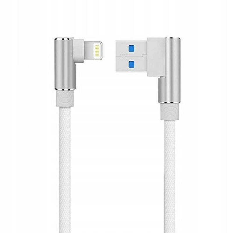 

Kabel kątowy Usb Lightning Nylon Aluminium 1M