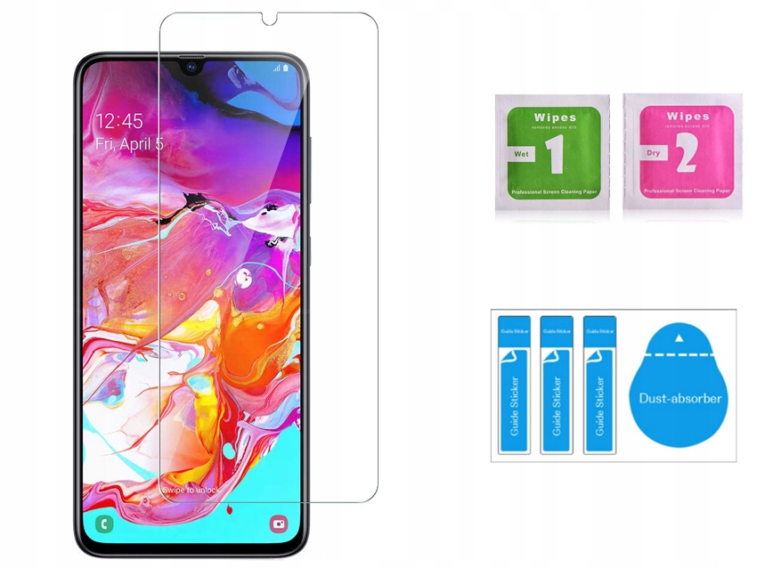 

Szkło Hartowane 9H do Samsung Galaxy A70